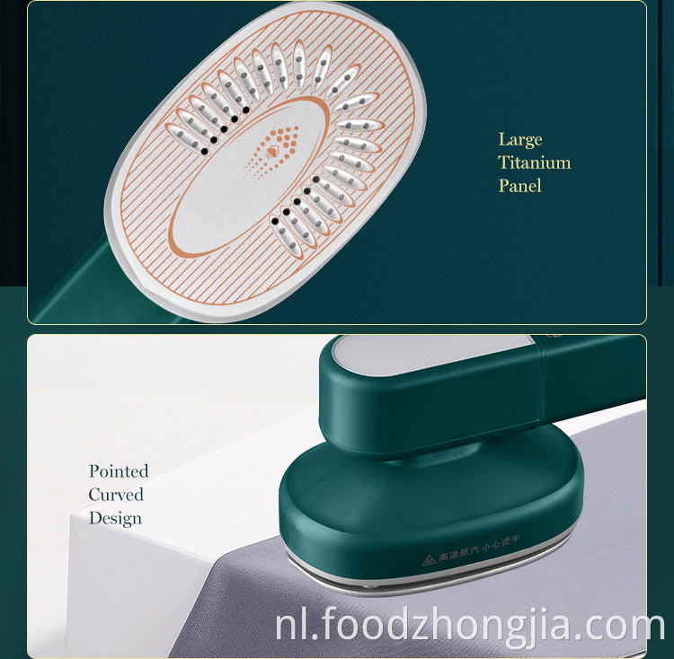 Nieuwe trends Oplaadbare STEAM IRON HANDHELD SRICKEN Draagbare reis IJzer Ondersteuning Droog nat strijken Draadloos mini -ijzer voor Kleding